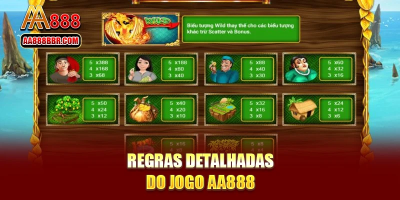 Regras detalhadas do jogo AA888